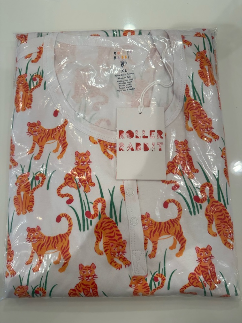 Roller Rabbit Teddy Tiger  Pajama Set